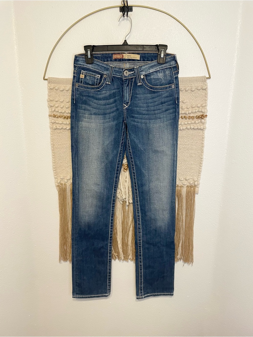 Vintage Big Star Nina Mid Rise Straight Jean 26R Y2K